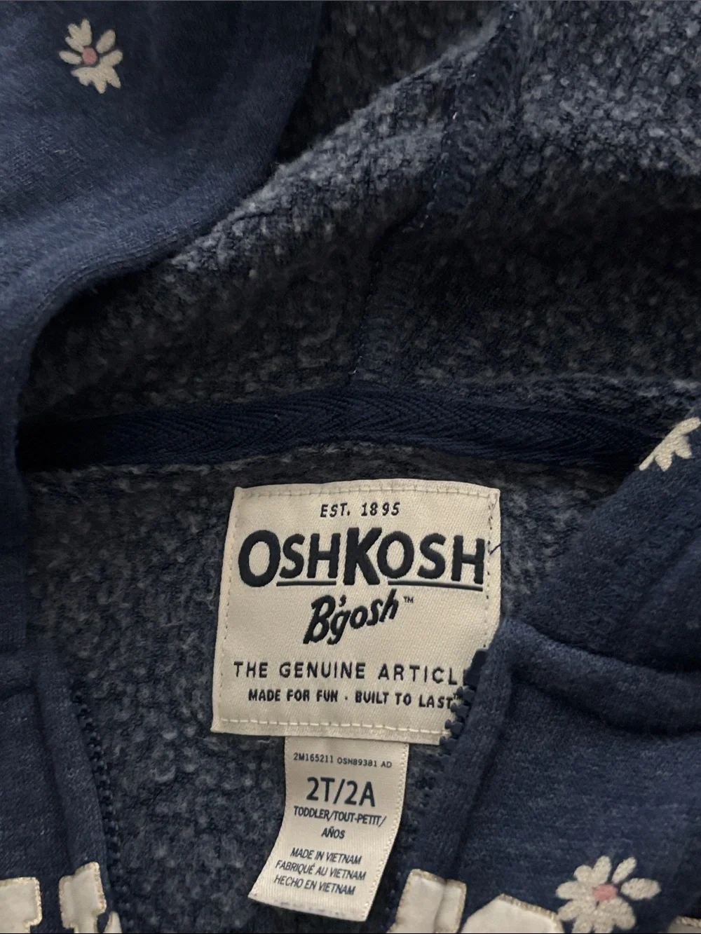 OshKosh B'gosh Navy Blue and Black polka dot dress bundle of 2
